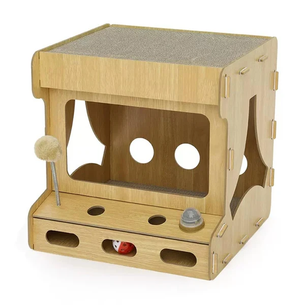 Crafted Maxbell Pet Cat Scratcher Board Bed Scratch Pad Pad Interactive Play Toy Durable Game Console Next-Generation