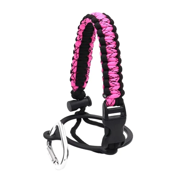Artisan Maxbell Wide Mouth Bottle Paracord Handle Cord Braided Rope 12 18 21 24 32 40 64oz Black and Pink Camo Exclusive