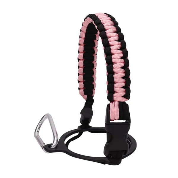Next-Generation Maxbell Wide Mouth Bottle Paracord Handle Cord Braided Rope 12 18 21 24 32 40 64oz Black Light Pink High-End
