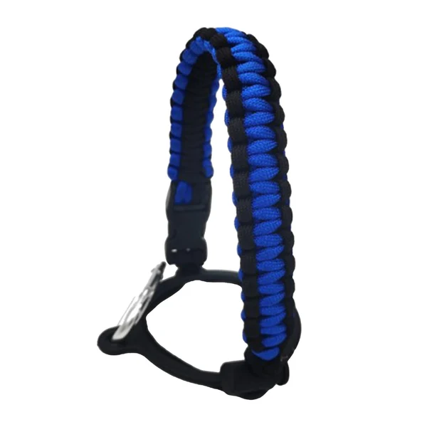 Original Design Maxbell Wide Mouth Bottle Paracord Handle Cord Braided Rope 12 18 21 24 32 40 64oz Black and Blue Outstanding