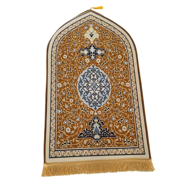 Sustainable Maxbell Flannel Prayer Rug Floor Carpet for Living Room Travel for Men and Women User-Friendly