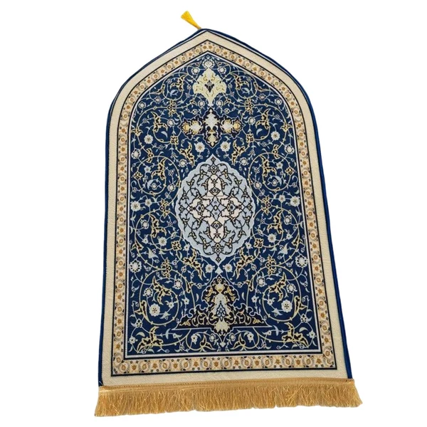 Advanced Maxbell Flannel Prayer Rug Floor Carpet for Living Room Travel for Men and Women Innovative