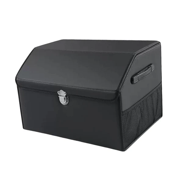 Clean Maxbell Multipurpose Collapsible Car Trunk Organizer with Lid for Sedan Cars S Authentic
