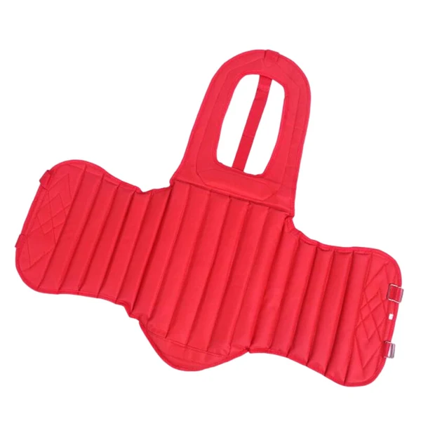 Advanced Maxbell Unisex Karate Chest Guard Taekwondo Protector Muay Thai Rib Shield Armour Red L Flexible