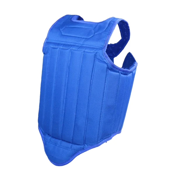 Clean Maxbell Unisex Karate Chest Guard Taekwondo Protector Muay Thai Rib Shield Armour Blue L Lightweight