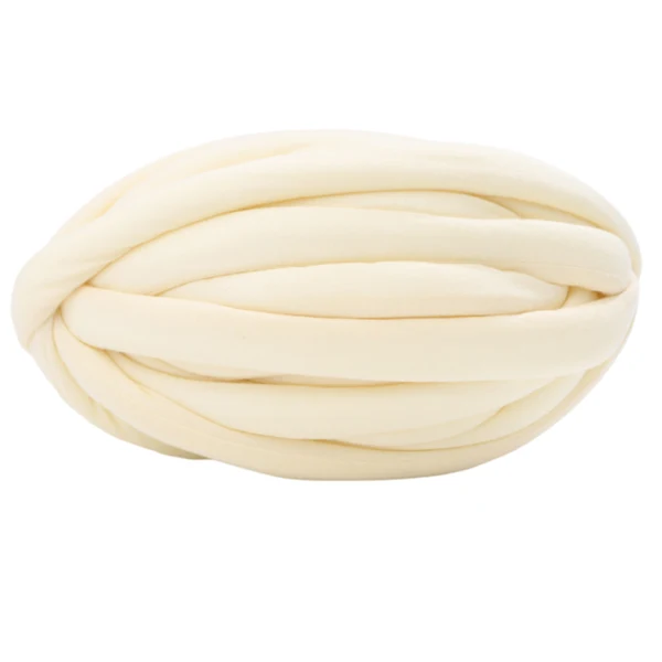 Convenient Maxbell Chunky Wool Yarn Filling Soft Knitting for Scarf Sweater Bed Fence Crochet milk yellow Exclusive