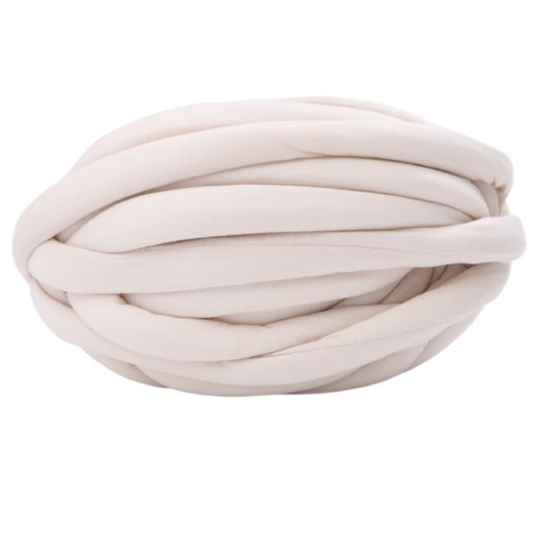 Solid Maxbell Chunky Wool Yarn Filling Soft Knitting for Scarf Sweater Bed Fence Crochet khaki white Fast