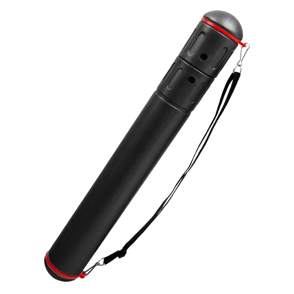 Casual Maxbell Poster Storage Tube Carrying Flexible with Strap Portable for Paintings Black Quality