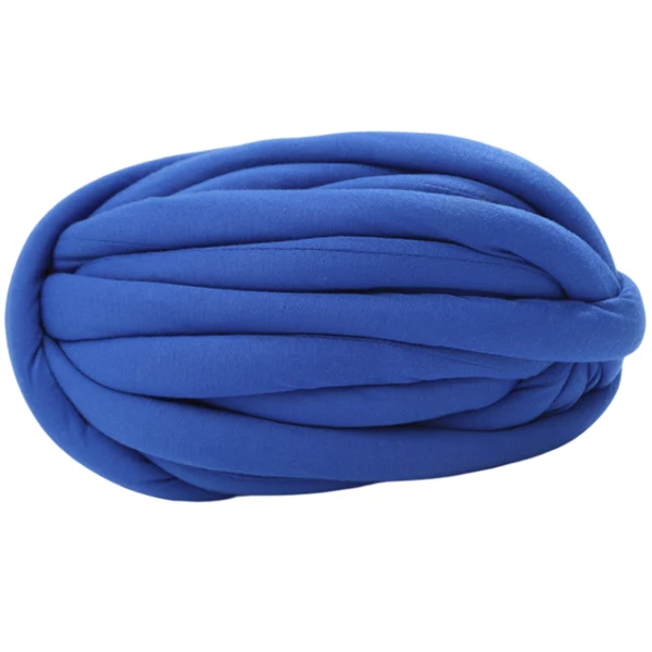 Eco-Friendly Maxbell Chunky Wool Yarn Filling Soft Knitting for Scarf Sweater Bed Fence Crochet dark blue Smooth