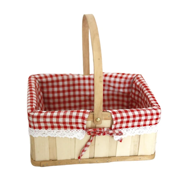 Detailed Maxbell Wooden Picnic Basket Photo Props Storage Hamper for Beach Outdoor Bread big Professional