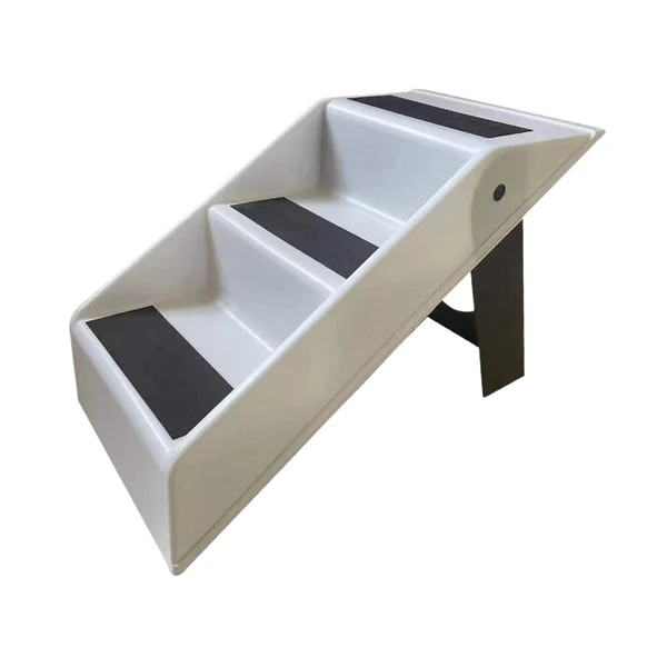 Easy-to-Use Maxbell Foldable Pet Stairs Three Layers Outdoor Ramp for Cats Trucks Vehicle Fine Crafted