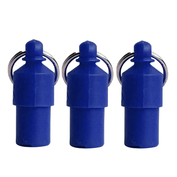 Outstanding Maxbell 3x Lightweight Pet Dog ID Tag Tube for Puppy Address Label Tube Anti Lost Blue Next-Generation