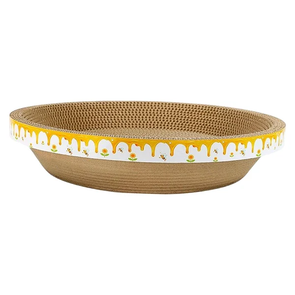 Top-Quality Maxbell Cat Scratcher Lounge Sleeping Board Crafts Furniture Protective Pet Supplies Round Diameter 51cm Reliable
