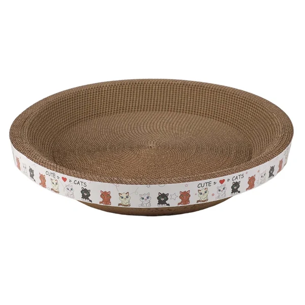 High-Grade Maxbell Pet Cat Scratcher Pad Bed Scratching Board Furniture Protector Bowl Lounge 50cmx50cmx9cm World-Class