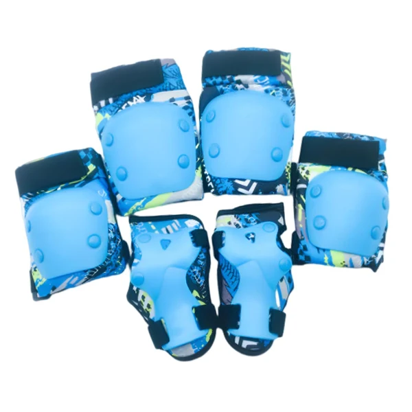 Optimized Maxbell Kids Protective Gear Set Wrist Elbow Knee Pads for Children Skating Scooter Fashionable