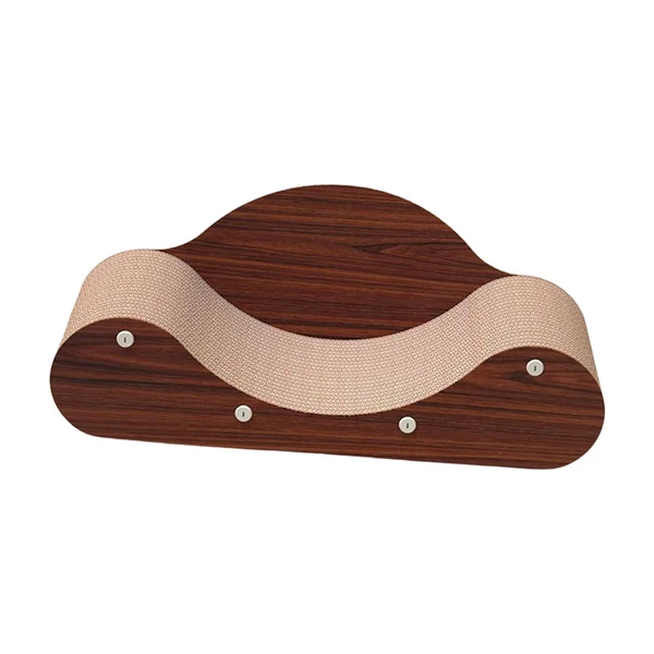 Eco-Friendly Maxbell Corrugated Paper Kitten Scratcher Nest Bed Grinding Claw Pet Sleeping Bed 60cmx24cmx23cm Red Carefully Designed