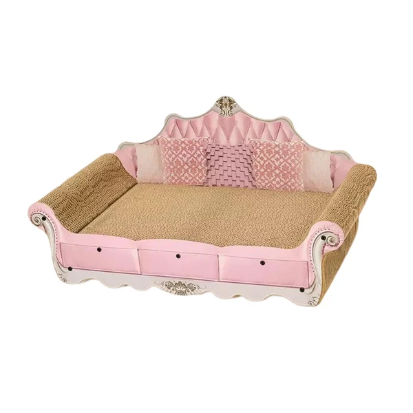 User-Friendly Maxbell Cat Scratcher Pad for Small Medium Large Cats Protect Carpets and Sofas Pink Dependable