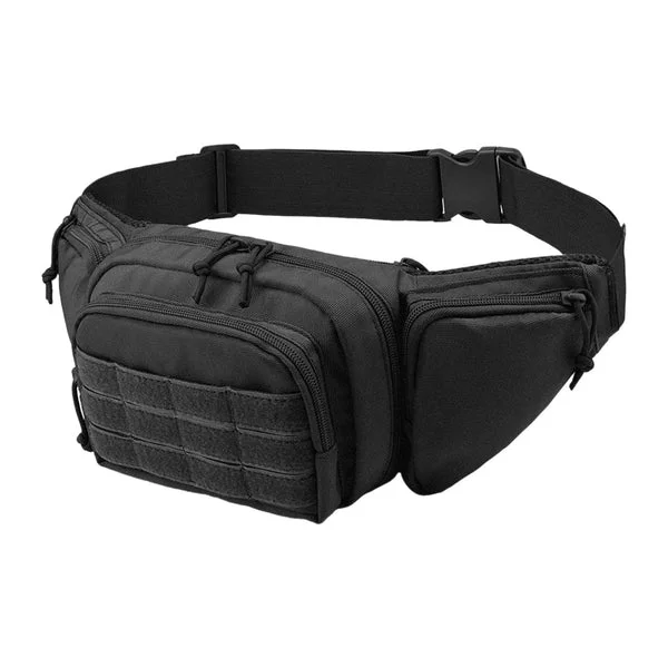 Top-Quality Maxbell Belt Bag Purse Adjustable Belt Pouch Waist Pack for Outdoor Climbing Hiking black Certified