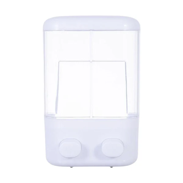 Effective Maxbell Wall Mount Manual Soap Dispenser Clear Liquid Containers for Hotel Kitchen B Unique