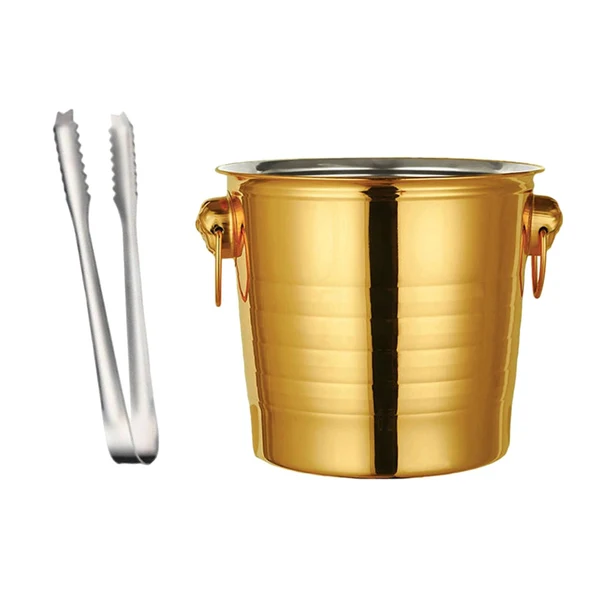 Carefully Designed Maxbell Drinks Chiller Bucket Beverage Chilling Bucket 3L for Parties Bar Buffet Aureate Genuine