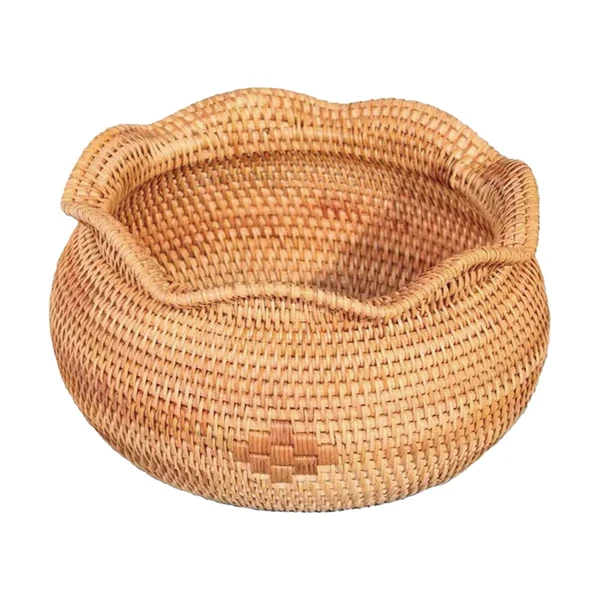 Unique Maxbell Wicker Vegetable Holder Rack Table Organizer Serving Bowls for Kitchen Sustainable