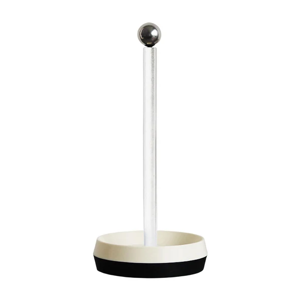 World-Class Maxbell Paper Towel Holder Standing Toilet Storage Accessories for Home Bathroom clear Natural