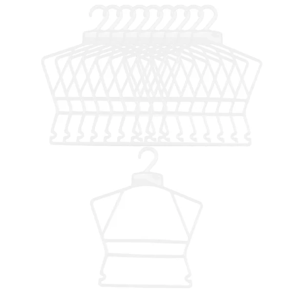 Elegant Maxbell 10Pcs Kids Coat Hanger Clothes Hanger Clothes Drying Rack for Skirt Trousers White Dependable