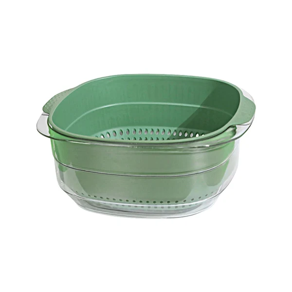 Exclusive Maxbell Multi Use Kitchen Fruit Drain Basket Vegetables Washing Bowl Kitchen Gadget dark green First-Class