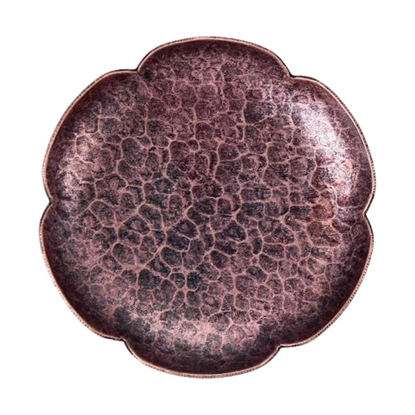 Original Maxbell Rustic Tea Coaster Traditional Place Mat Decoration Drinks Cup Tray Brass Hexagon Copper Refined