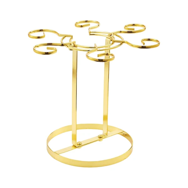 Exceptional Maxbell 1 Pack Cup Drying Rack 6 Hook Glasses Holder Stainless Steel for Home Bar Crafted