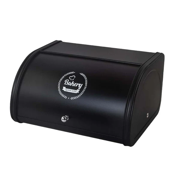Traditional Maxbell Multi Purpose Storage Container Kitchenware Storage Box for Countertop Black Enhanced