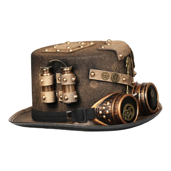 Pure Maxbell Steampunk Hats Performance Bowler Hat Stage Hat for Punk Cosplay 58cm-59cm Artisan