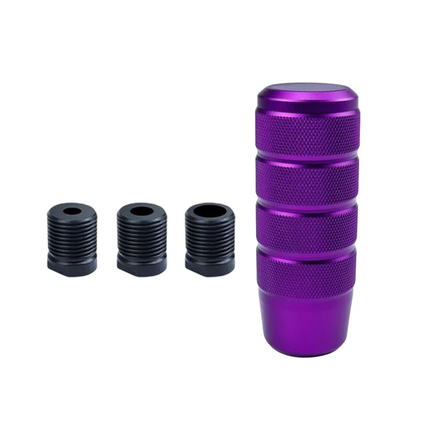 Optimized Maxbell Car Aluminum Alloy Gear Shift Knobs for Cars Trucks Buses SUV Durable Purple Stylish