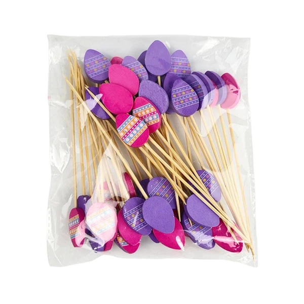 Innovative Maxbell 100x Fruit Picks Sandwiches Appetizers for Celebration Summer Party Easter Egg Premium Material