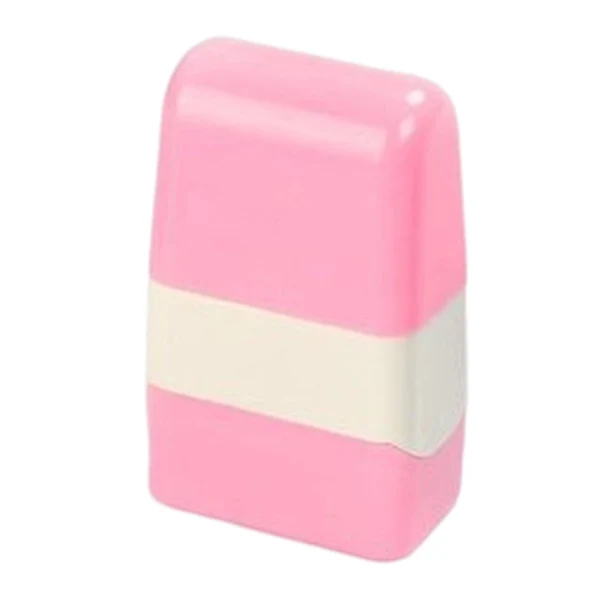 Eco-Friendly Maxbell Stamp Roller Privacy Seal Coverage Stamp Information Document Security Pink Recyclable