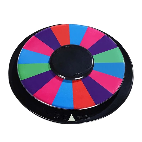 Refined Maxbell Rotatable Game Wheels Game Turntable Prize Wheels Party Favors for Bar Cafe Environmentally Friendly