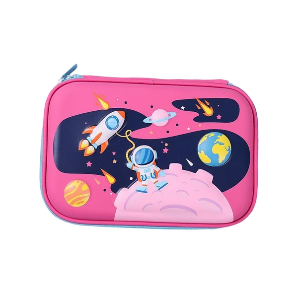 Pure Maxbell 3D Pencil Bags Pen Bag Stationery Pouch Pen Marker Holder for Birthday Gifts Rose Red Reliable
