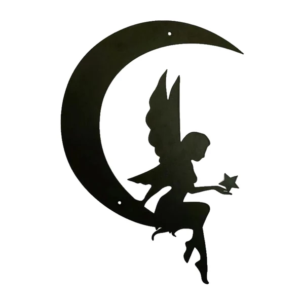Smooth Maxbell Fairy Silhouette Statue Silhouette Wall Art for Dining Room Porch Table Environmentally Friendly