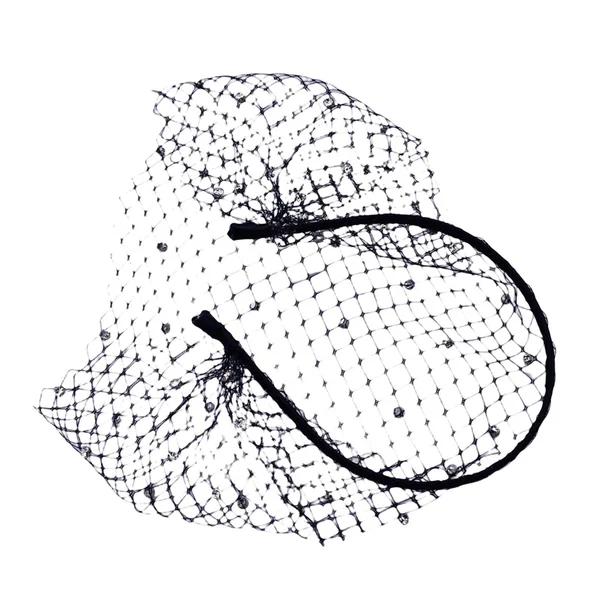 Lightweight Maxbell Fascinator Mesh Face Veil Party Headdress Tea Birdcage Veil Elegant for Girl Black User-Friendly