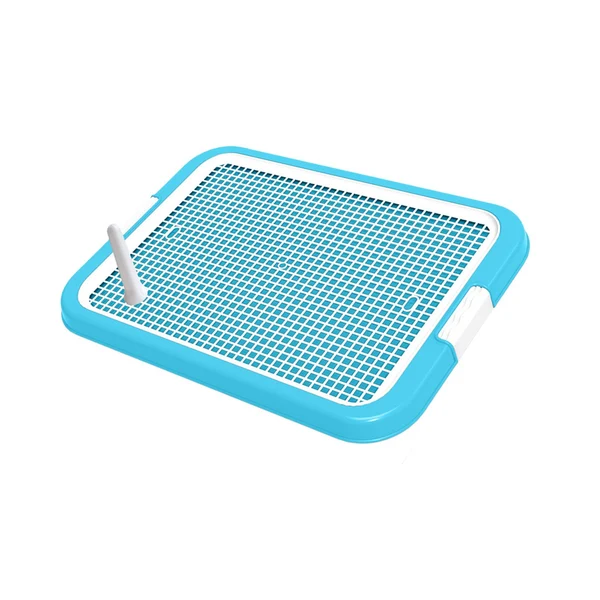 Reusable Maxbell Dog Toilet Training Potty Tray Small Animals Apartment Bunny Pet Litter Box Light Blue Prestigious
