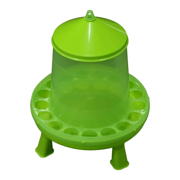Traditional Maxbell Chicken Feeder with Feeding Holes Hanging feed Dispenser Visible for Duck 8kg Innovative