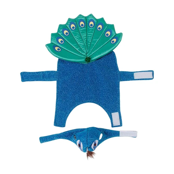 Innovative Maxbell Cat Peacock Costume Hat Breathable Pet Clothes for Puppy Party wearing Casual