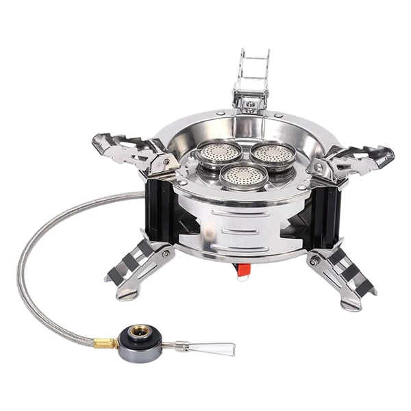 Proven Maxbell Camping Gas Stove with Storage Bag Windproof Outdoor Stove Burner for Hiking Efficient
