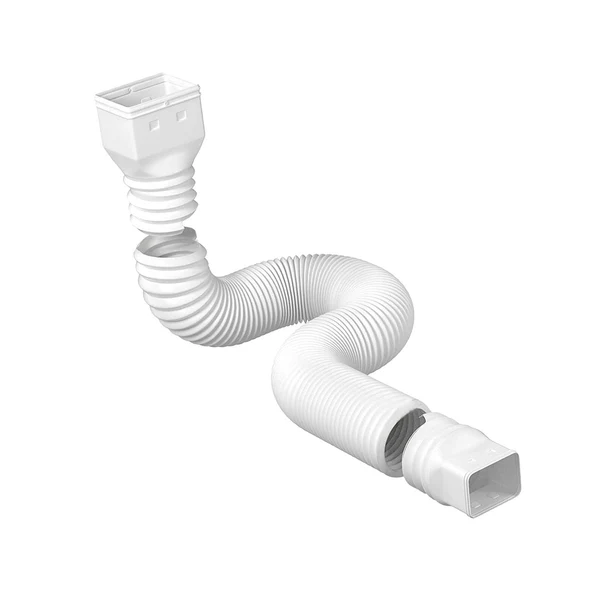 Comfortable Maxbell Downspout Extended Drain Pipe Extension Garden Drainage Connector Home White Crafted