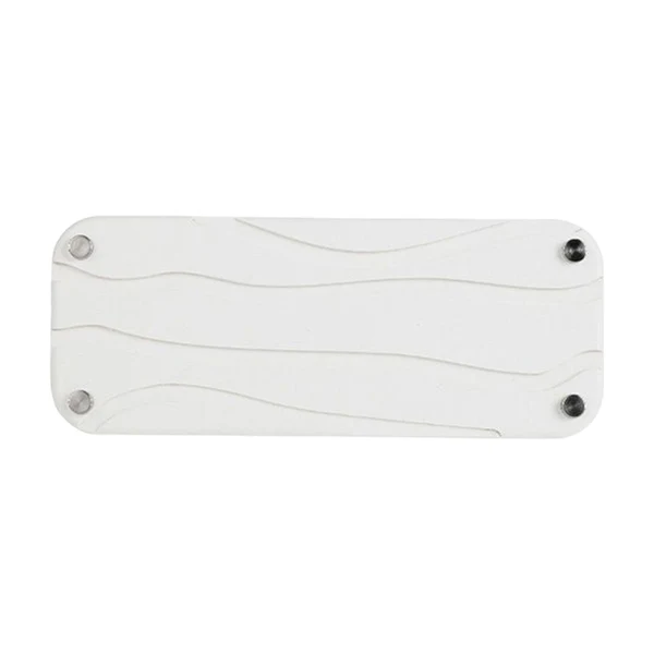 Fine Maxbell Diatomite Drink Coasters Small Tray Rectangle for Toiletries Hand Soaps White Grooves Exclusive