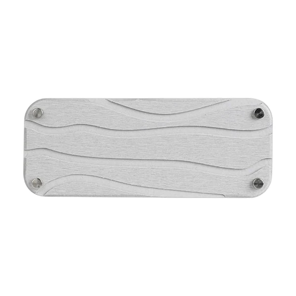 Original Maxbell Diatomite Drink Coasters Small Tray Rectangle for Toiletries Hand Soaps Light Grey Grooves Convenient