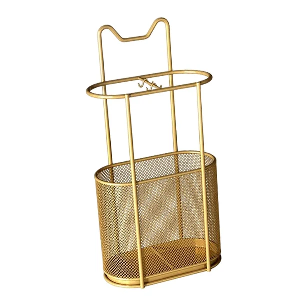Classic Maxbell Iron Umbrella Stand Holder and Drip Tray with Hook for Hallway Hotel Office Premium
