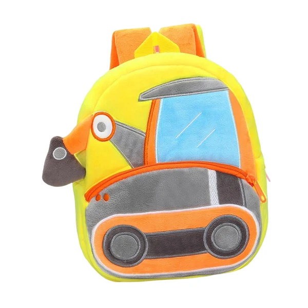 Classic Maxbell Kids Backpack Duffle Rucksack Toddler Book Bag for Baby Excavator Exclusive