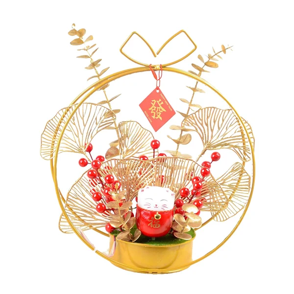 Fashionable Maxbell Chinese New Year Ornaments Lighted Artificial Potted Flower for Home Wedding Style D Innovative