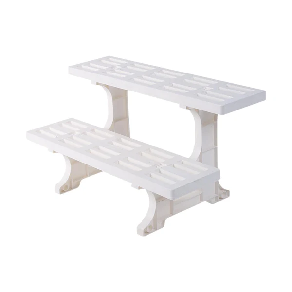 Next-Generation Maxbell Indoor Outdoor Planter Rack Flower Pot Yard Decor White Planter Stand Original